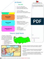 2 Cografya 10 Sinif Jeolojik Zamanlar 1 Unite PDF Ders Notlari Indir