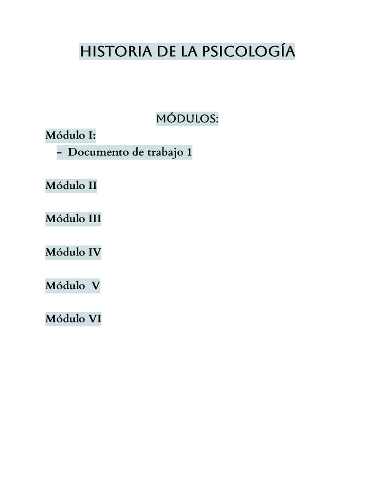 Historia De La Psicologia Resumen Pdf Friedrich Nietzsche