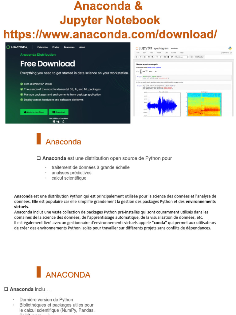 Guide d'utilisation d'Anaconda Python | PDF | Apprentissage automatique ...