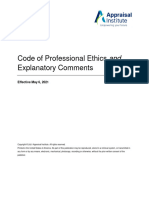 Code of Professional Ethics and Explanatory Comments: Effective May 6, 2021