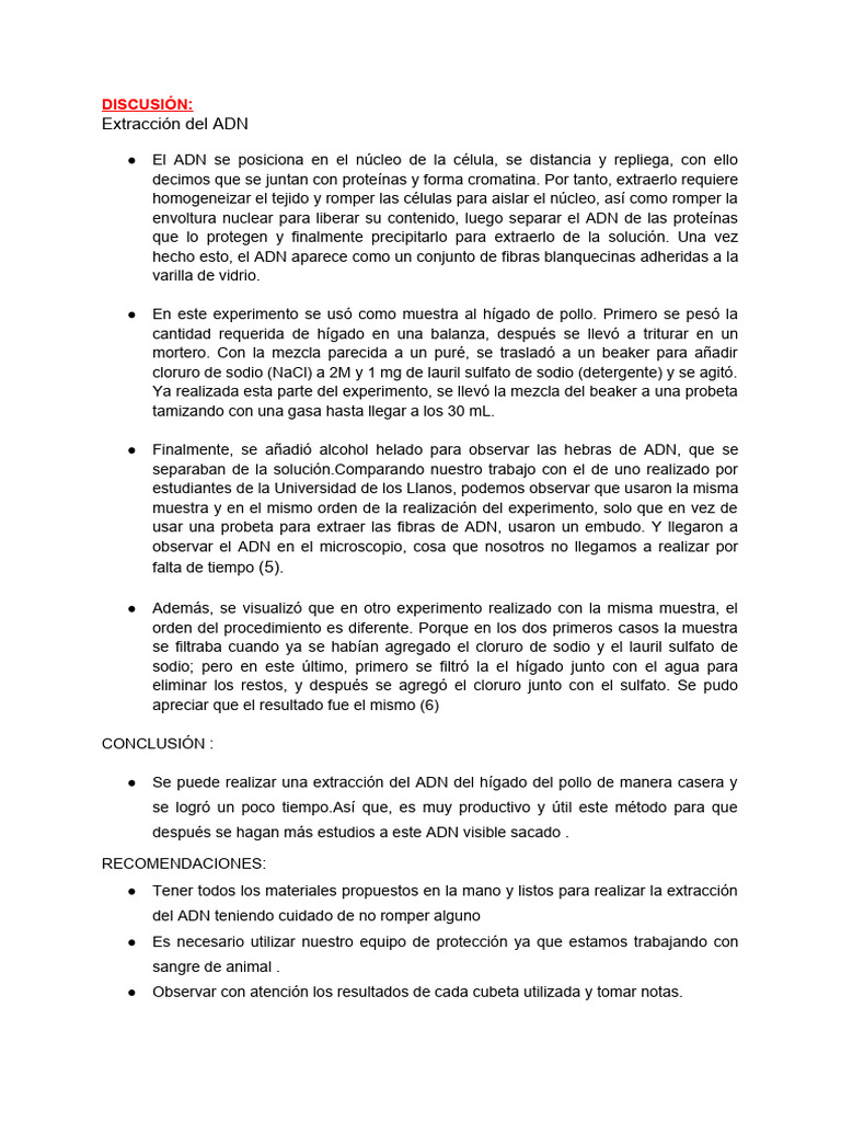Informe Final Bio 2023 PDF Adn Nucleo celular