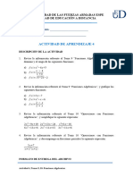 Actividad 4 Funciones Algebraicas