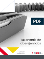 INCIBE Taxonomia Ciberejercicios
