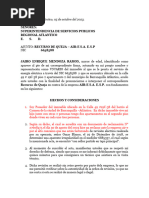 Carta de Reclamo por Cobro de Agua | PDF
