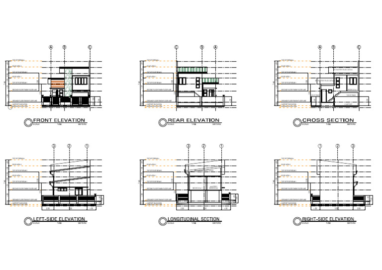 Elevation Plans | PDF | Structural Engineering | Buildings And Structures