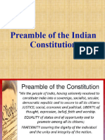 Preamble of The Indian Constitution