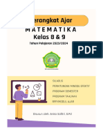 Perangkat Ajar MTK Kelas 8 9