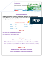 Correlative Conjunctions