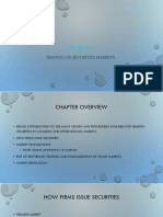 Bus 315 - Chapter 3 - Trading On Securities Markets