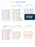 Roster Pelajaran