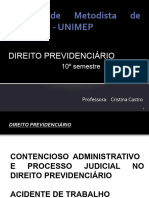 12 Aula - Contencioso Adminitrativo, Processo Judicial e Acidente de Trabalho