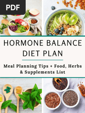 Hormone Balance Diet Plan With Grocery List and Meal Planner