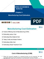 Chapter 4 Manufacturing Cost Estimation 3