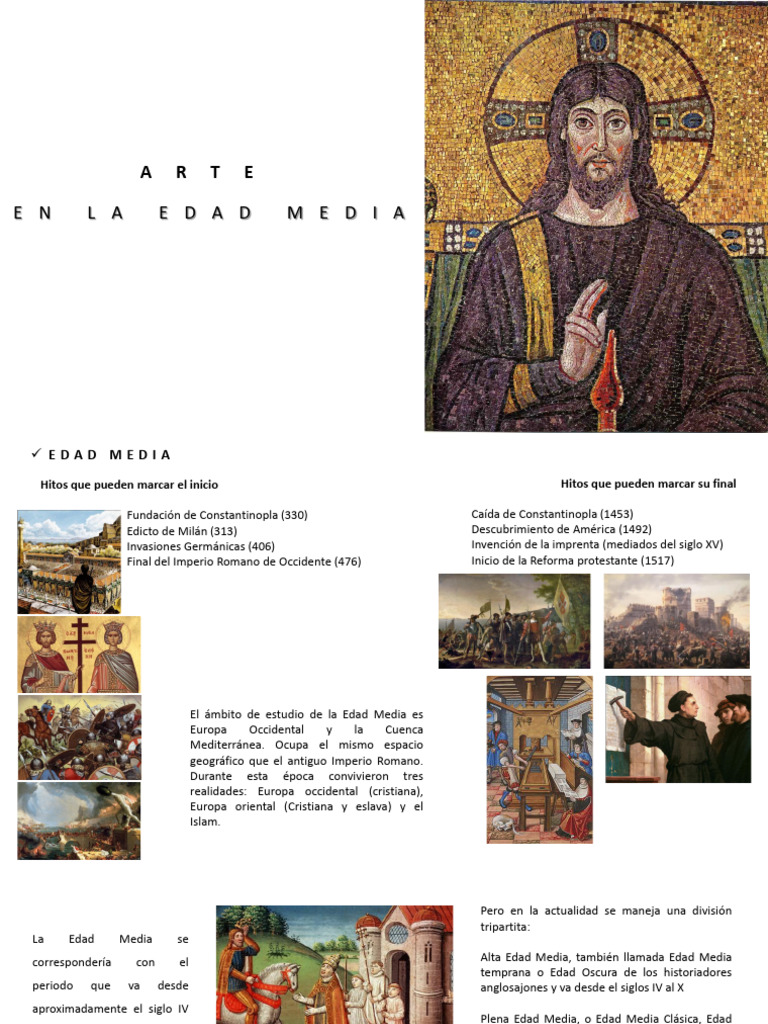 Arte de La Edad Media | PDF | Edades medias | imperio Bizantino