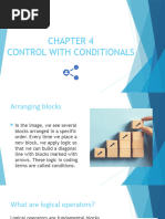 ch4. Control With Conditionals