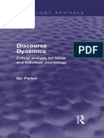 Discourse Dynamics Critical Analysis For Social and Individual Psychology (Ian Parker) (Z-Library)