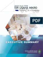 Perhitungan Nilai PDRB Sektor Usaha Mikro