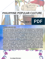 Lesson 1 - Philippine Popular Culture