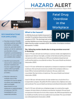Fatal Drug Overdose in The Workplace
