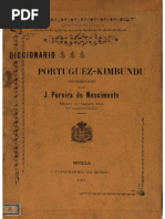 Dicionario Portuguez Kimbundu | PDF | Relações sintáticas ...