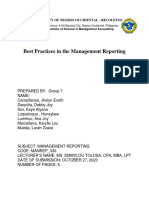 C19 - Group 7 - Best Practices in Management Reporting