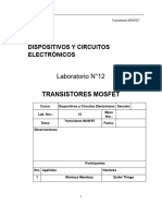 Lab 12 Transistor MOSFET