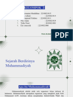 Sejarah Berdirinya Muhammadiyah (Kel. 2)