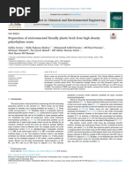 Preparation of Environmental Friendly Plastic Brick From High-Density Polyethylene Waste