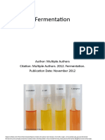 Carbohydrate Fermentation