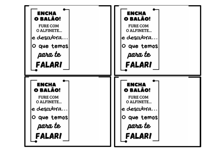 Balão Pra Encher | PDF