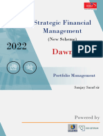 CA Final SFM - New Scheme - Dawn 2022 - Portfolio Management
