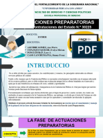 Actuaciones Preparatorias. Grupo 1, en Contrataciones