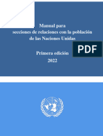 2022.11 United Nations Engagement Platoon Handbook (Spanish)