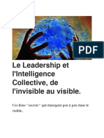 Le Leadership Et L'intelligence Collective, de L'invisible Au Visible.