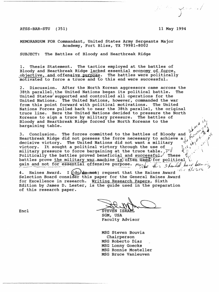 The Battles of Bloody and Heartbreak Ridge | PDF | Korean War ...