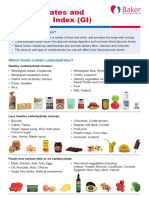 Baker Institute Factsheet Carbohydrates and Glycaemic Index