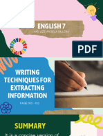 English 7AB (Sept 18) Part 2 - Writing Techniques