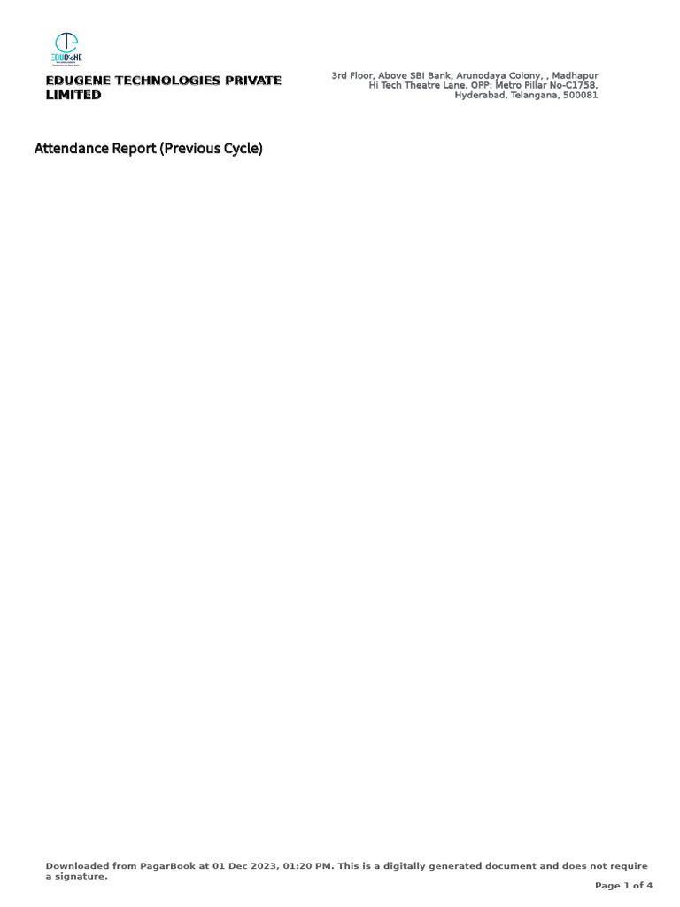Payroll attendance review report previous cycle pdf