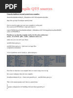 Cross Compile QT5 Sources