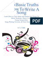 A.L. Cain - Top 6 Basic Truths On How To Write A Song (2013)