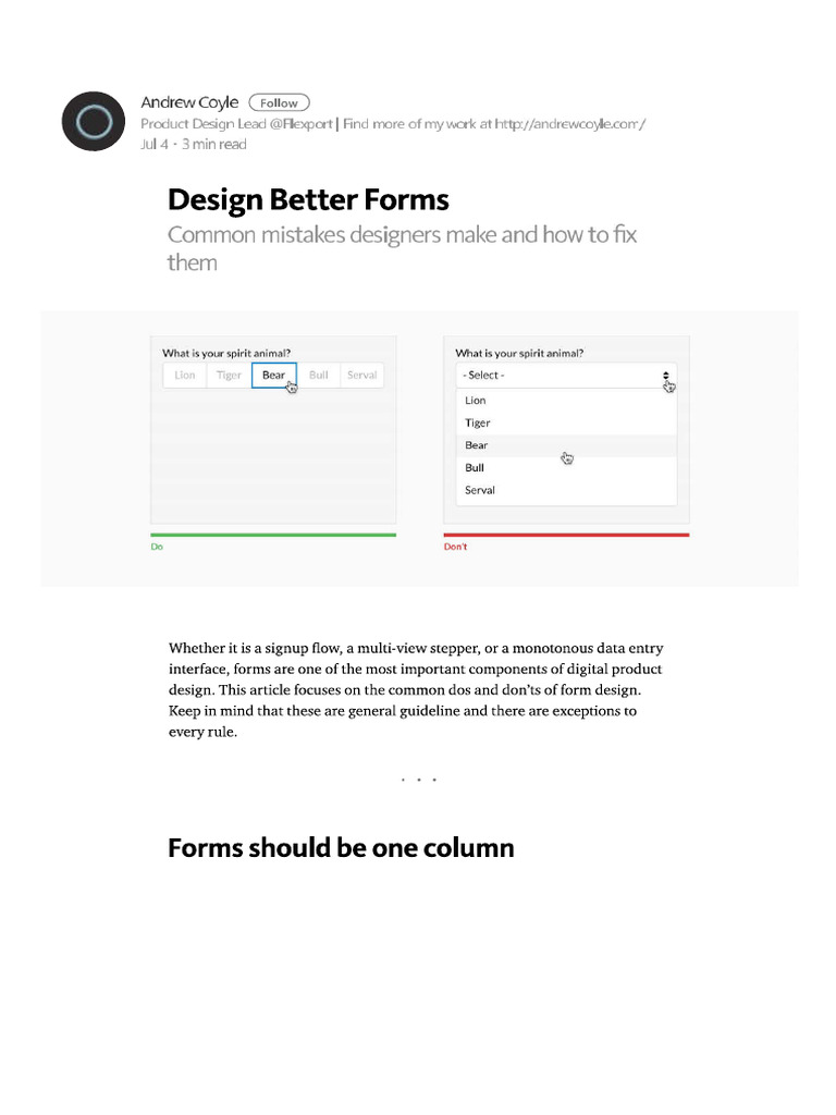 How To Design Better Forms Pdf