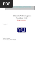 Collaborative File Sharing System Phase I