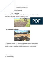 Proceso Constructivo de Vivienda