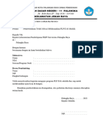 Contoh Format Surat Pemberitahuan Selesai PLP II