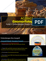 Perkembangan Disiplin Geomorfologi