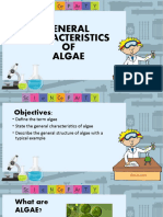Characteristics of Algae