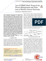 Implementation of ITREE-MAC Protocol For Effective Power Management and Time Synchronization in Wireless Sensor Networks