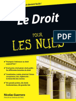 Le Droit Pour Les Nuls (French Edition) by Nicolas GUERRERO