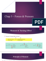 Chap 3 - Forces & Pressure