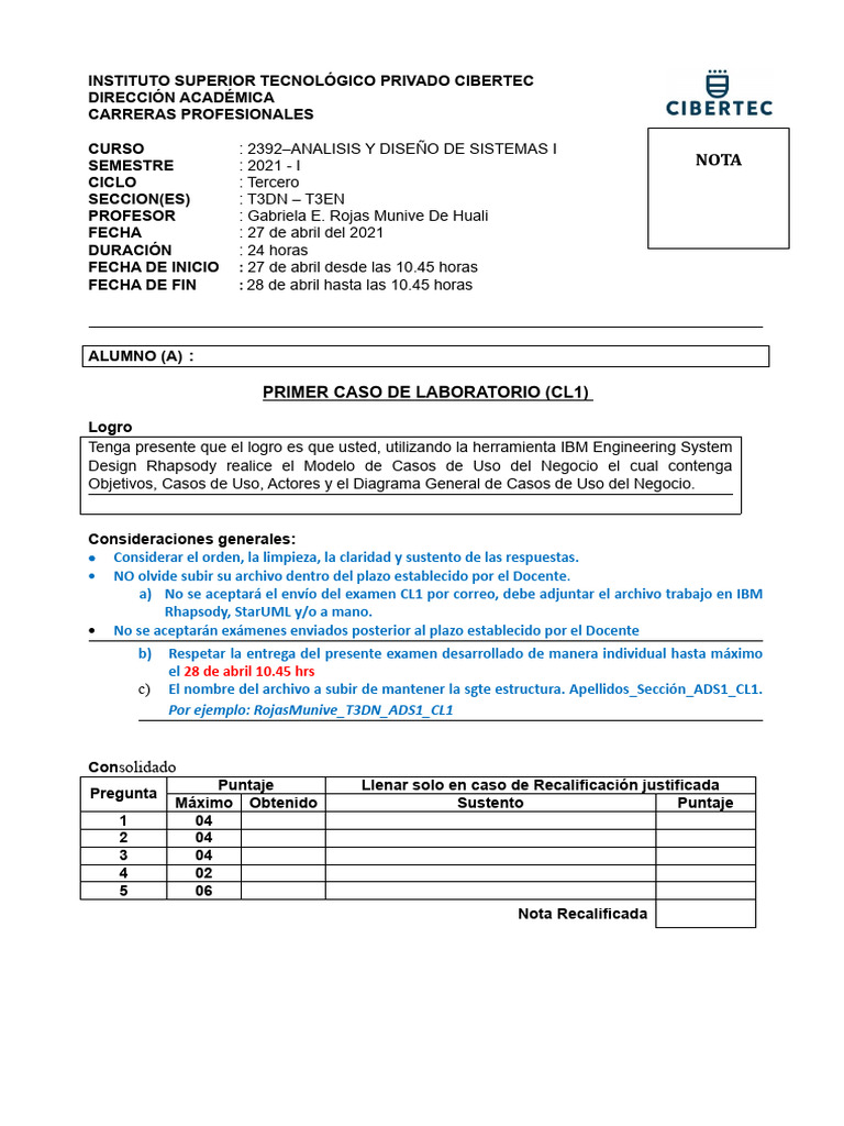 Modelo de Casos de Uso en Rhapsody | PDF | Caso de uso | Informática